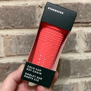 Starbucks pink dragonfruint keychain